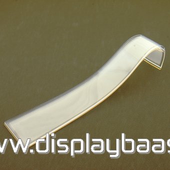 Armband/horloge display, plexi, transparant/frost - Klik op de afbeelding om het venster te sluiten